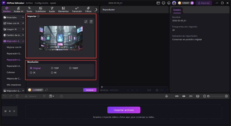 Efectos de video con IA