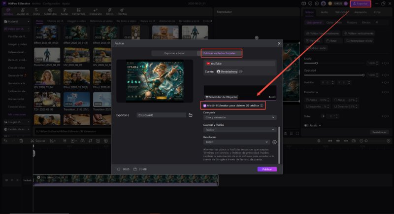 generador de vídeo con IA