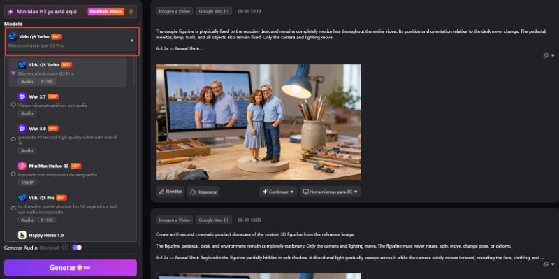 Selecciona Un Modelo De Vídeo Con IA En Edimakor