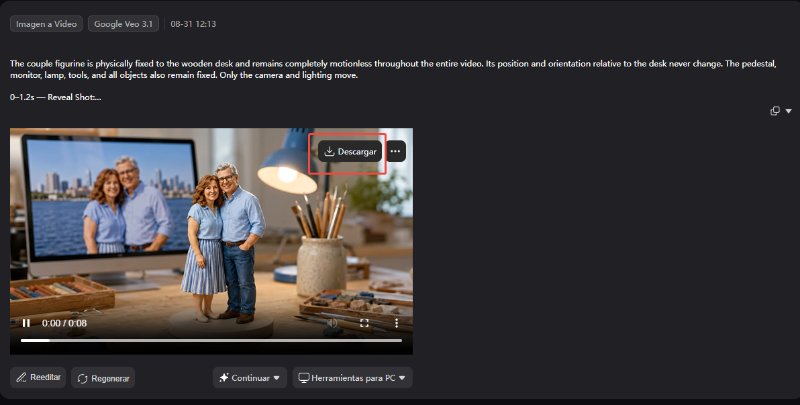 Genera Y Revisa El Vídeo Con IA