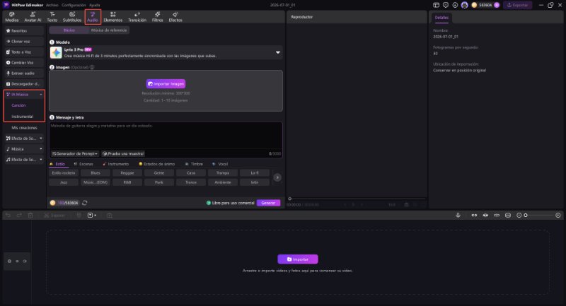 crear música para la Copa del Mundo