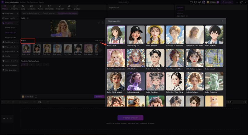 prompt de pintura al óleo digital con Gemini AI