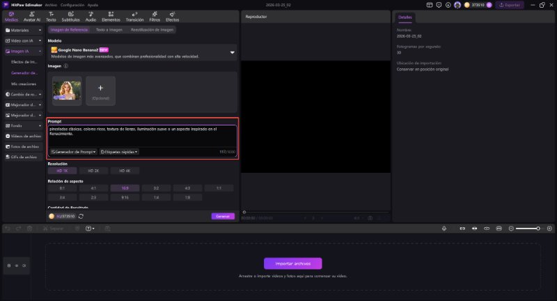 pintura al óleo con IA