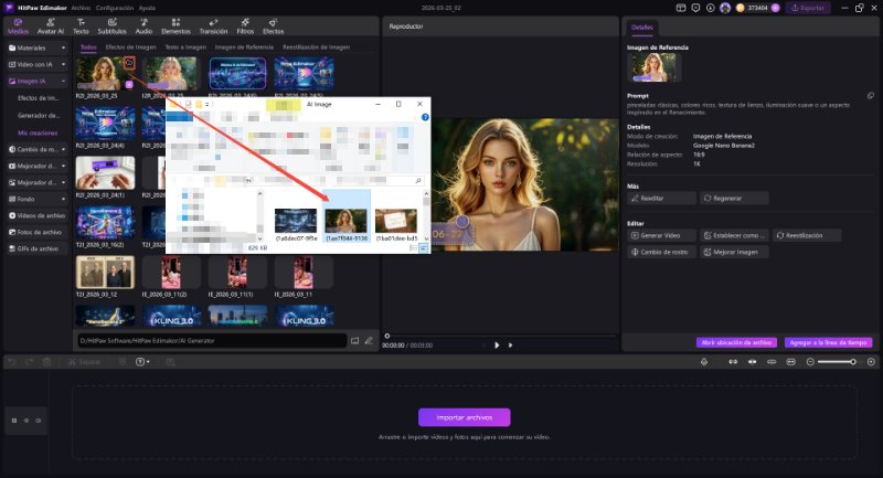 filtro de pintura al óleo con IA