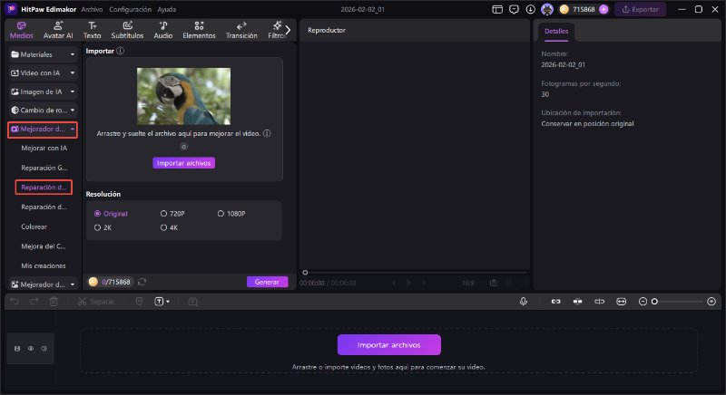 mejorar calidad de video con IA