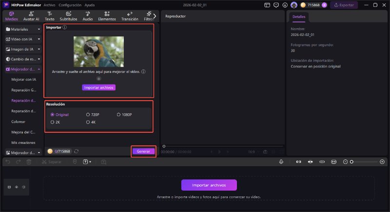 mejorar calidad de video online gratis