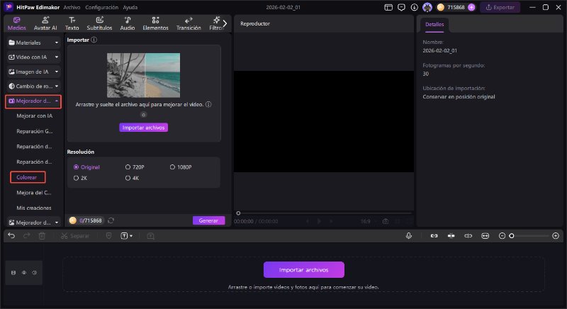 mejorar calidad de video con IA gratis