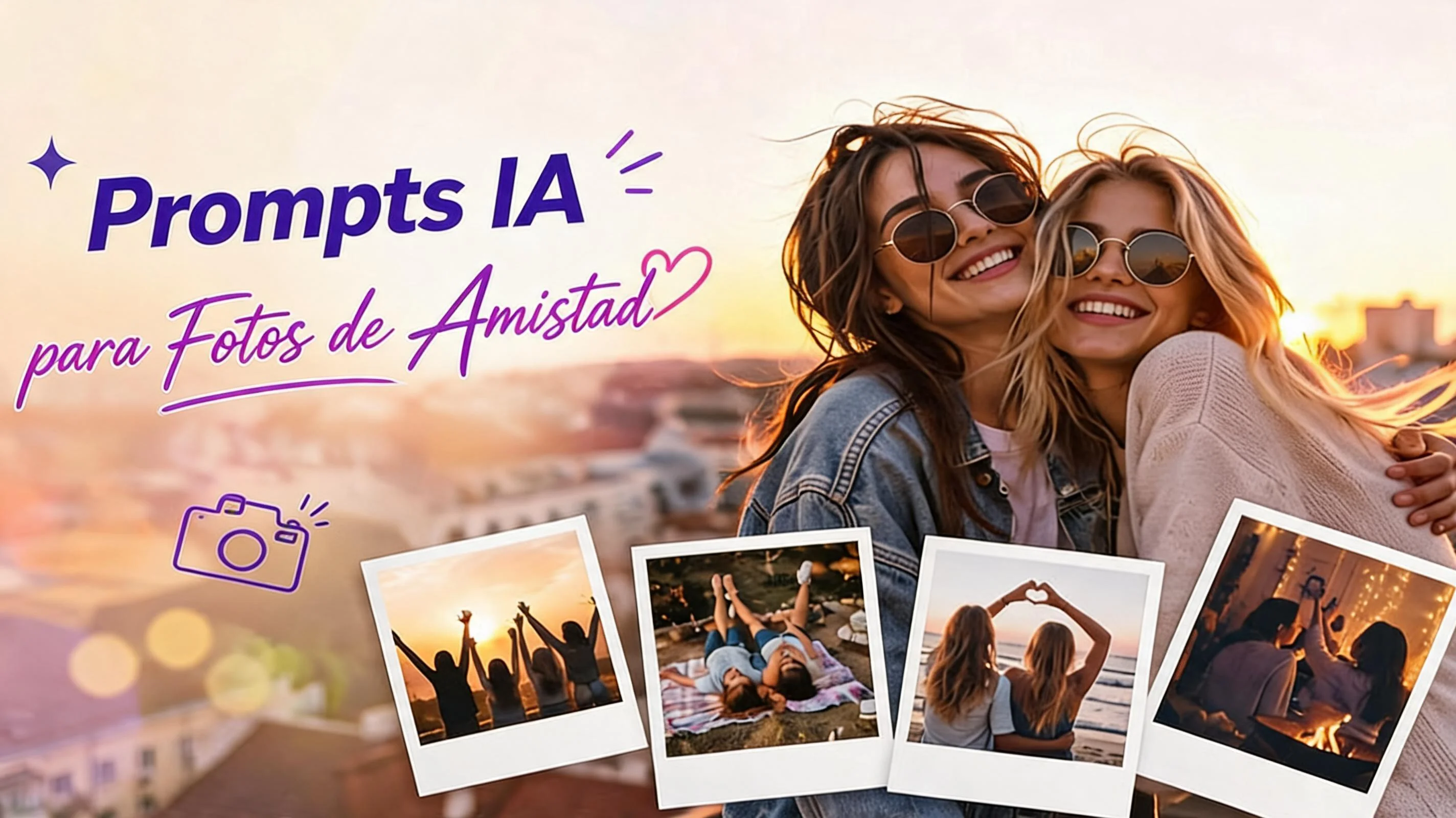 prompts de Gemini AI para fotos de amistad