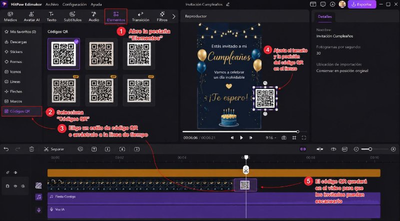 como hacer invitacion interactiva 3