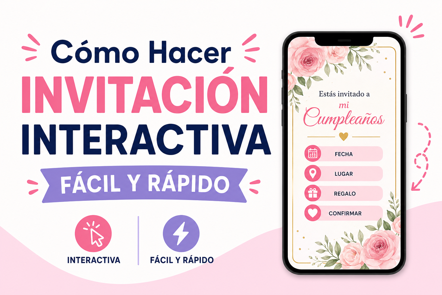 como hacer invitacion interactiva