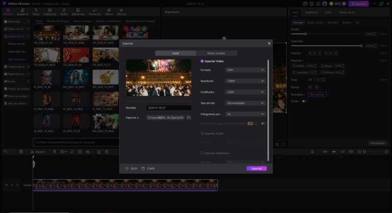 generador de Prompts para fotos de Año Nuevo