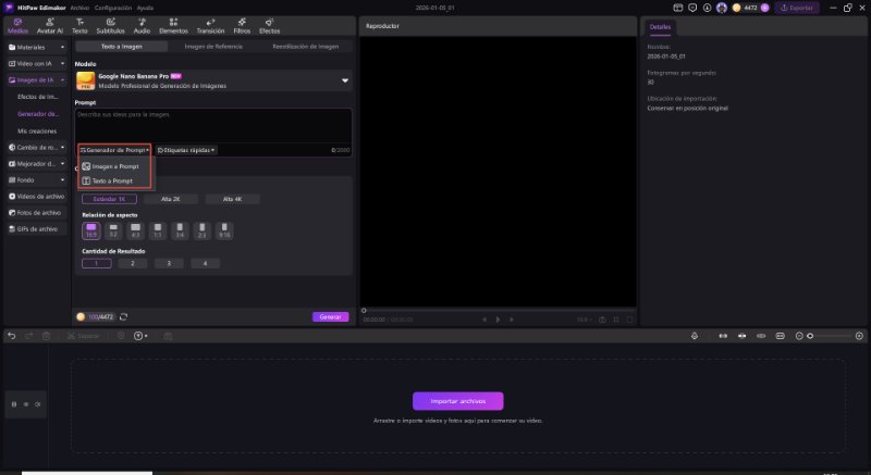 Prompts para fotos de Año Nuevo 2026