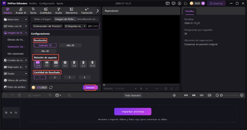 prompts de gemini ai para retratos usando edimakor