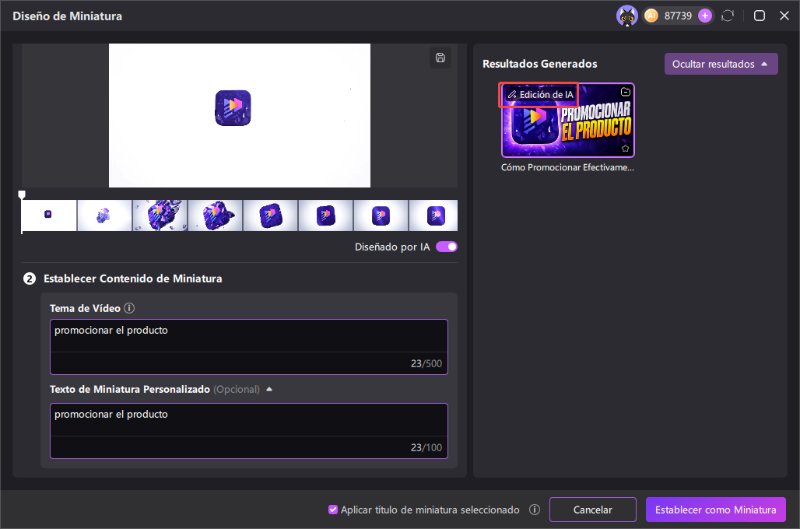 Prompts de Gemini AI para miniaturas de YouTube 3