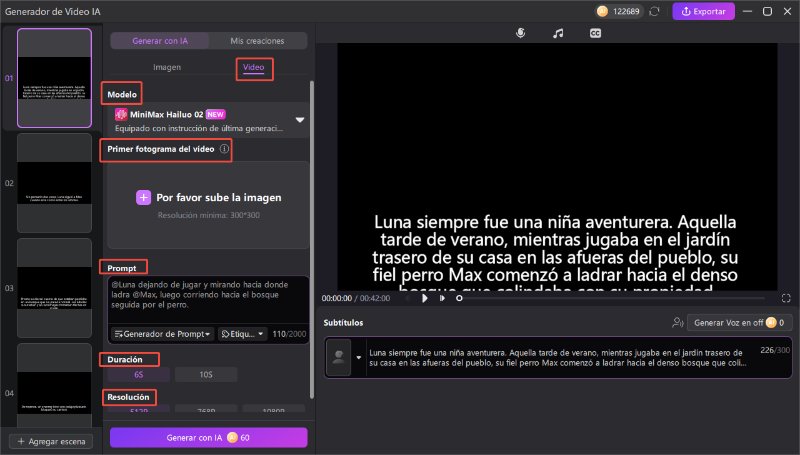 historia a video 24