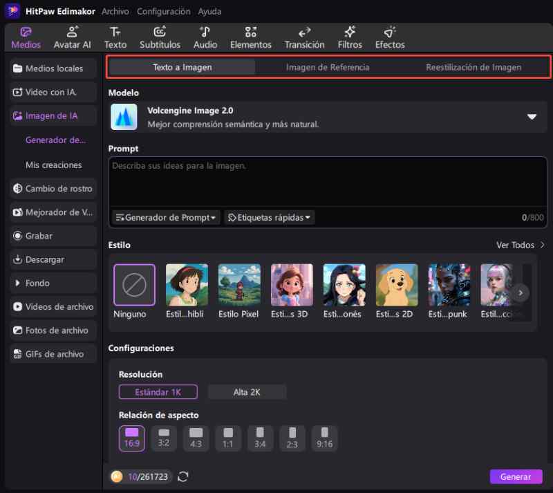 edimakor generador de imagen ia