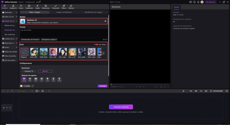 ai text to image style