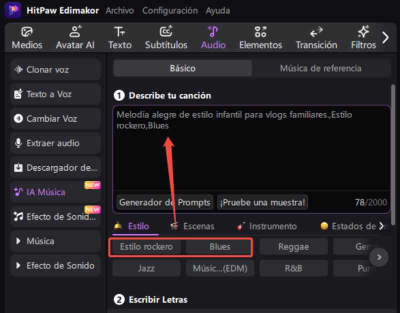 texto-a-musica-configuracion