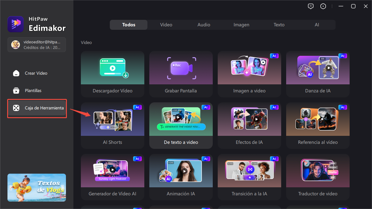 ai creador de clip paso 1