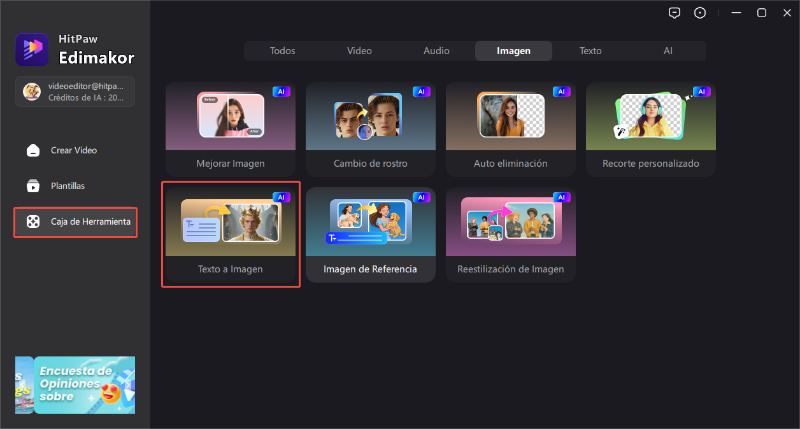 iniciar Edimakor para crear Imágenes de Animales Animados 1