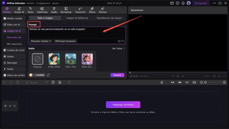 prompt de chatgpt modificar foto