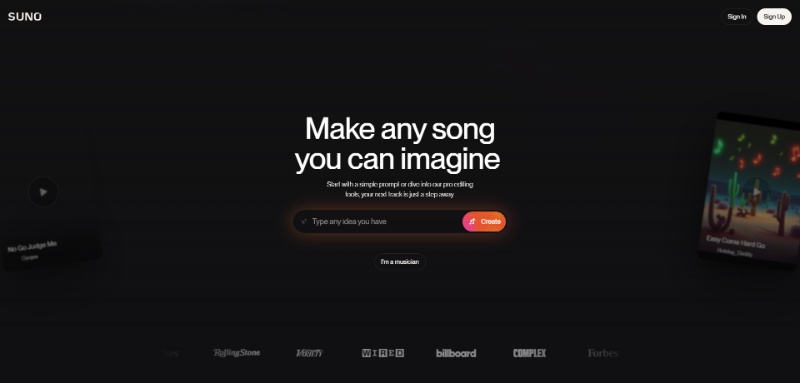 crear canciones con ia suno