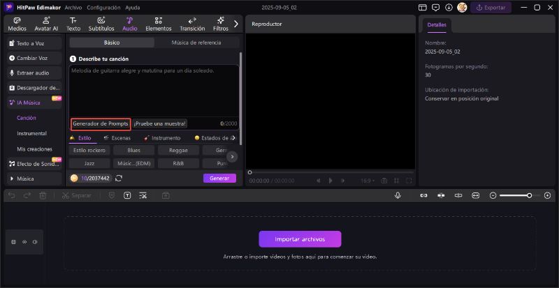 crear canciones con ia edimakor 4