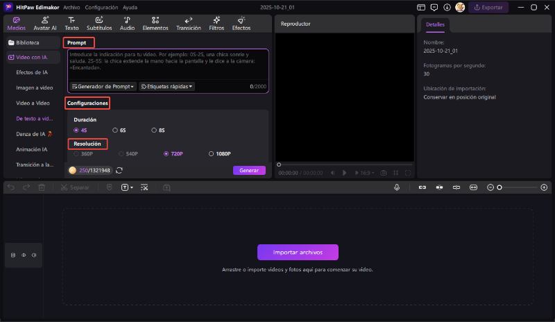 crear video de psicología oscura