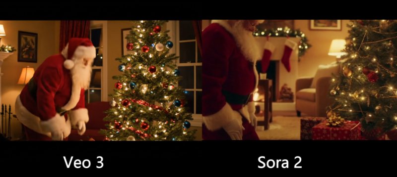 video de filtro de santa claus gratis