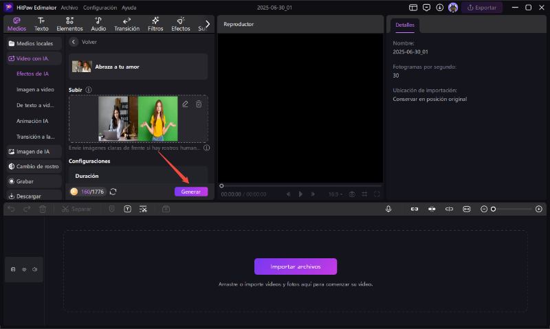 edimakor imagen a video - generar