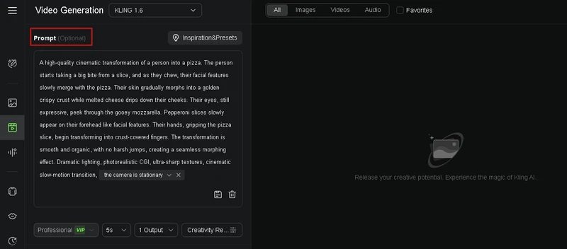 kling ai generador de imagen