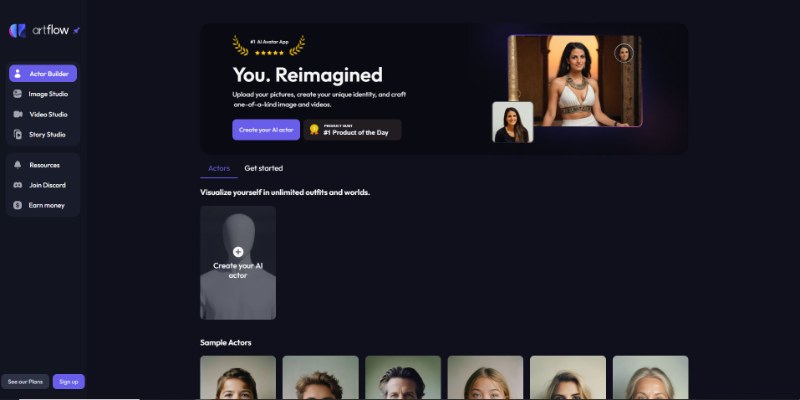 crear personajes 3d con Artflow AI