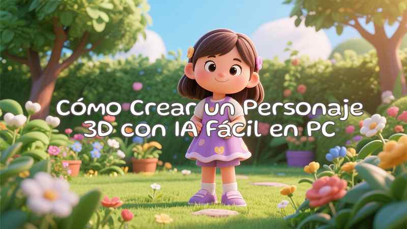 crear personajes 3d con ia
