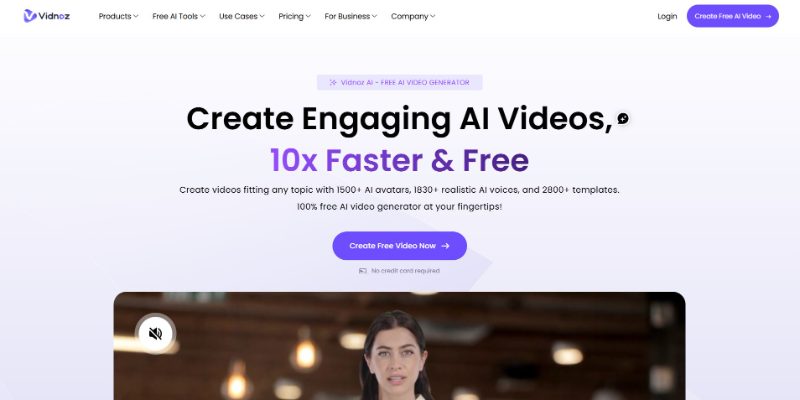 crear personajes 3d con Vidnoz AI