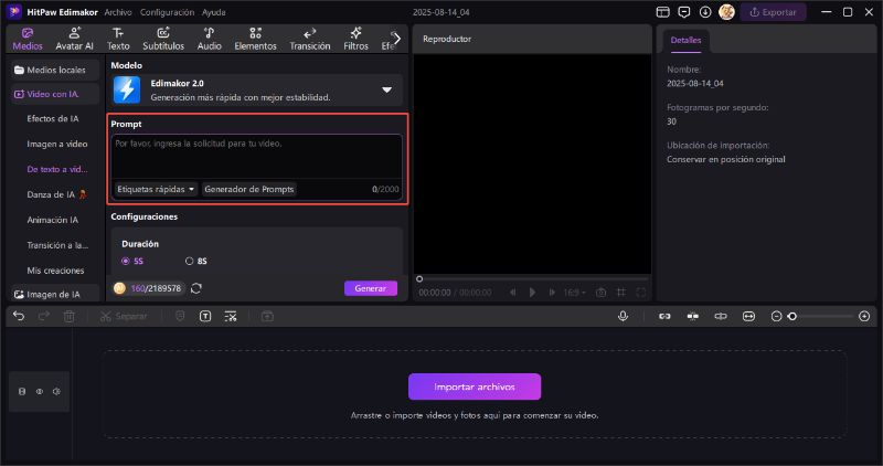 edimakor ai video generacion