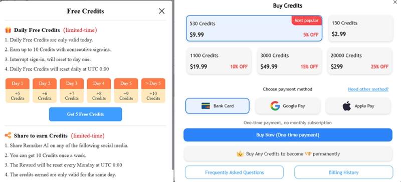 remaker ai intercambio de caras precio