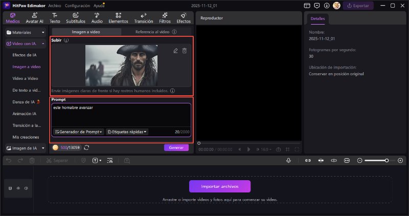 runway imagen a video precio