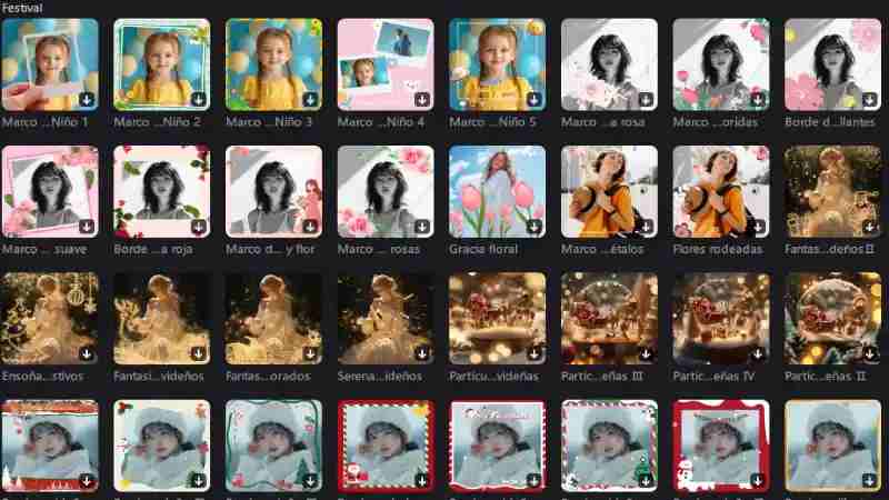 biblioteca de effectos de video 1