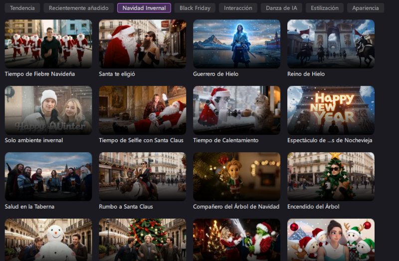 effectos de Navidad ia