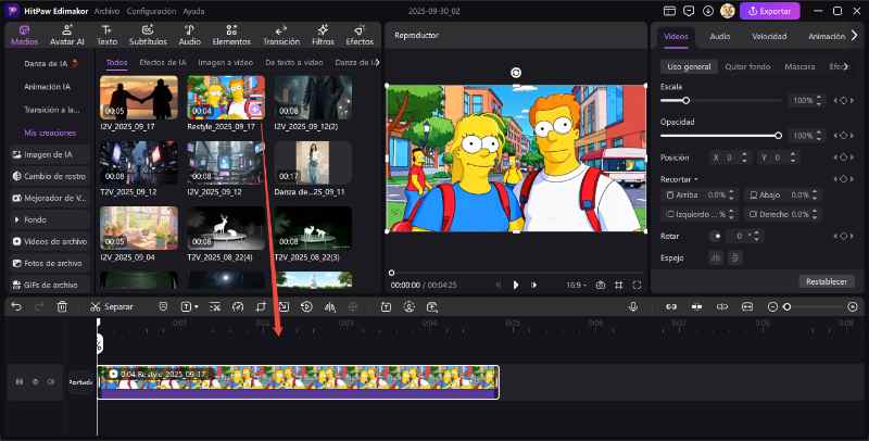 mis creaciones video a video animacion
