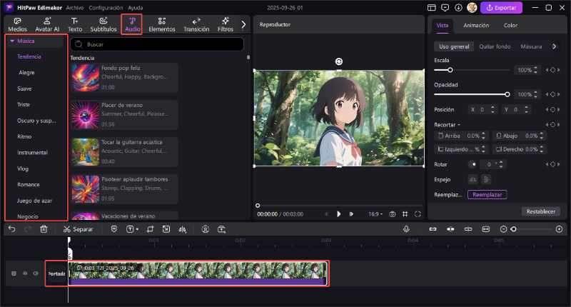 Edit the anime media