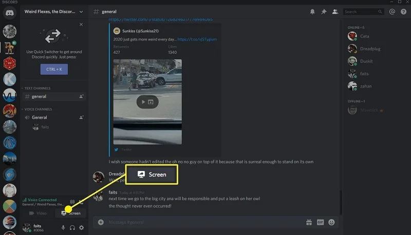 compartir pantallas en xbox discord