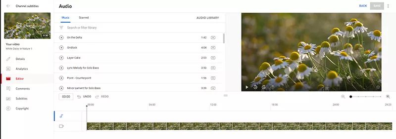 youtube editor de audio