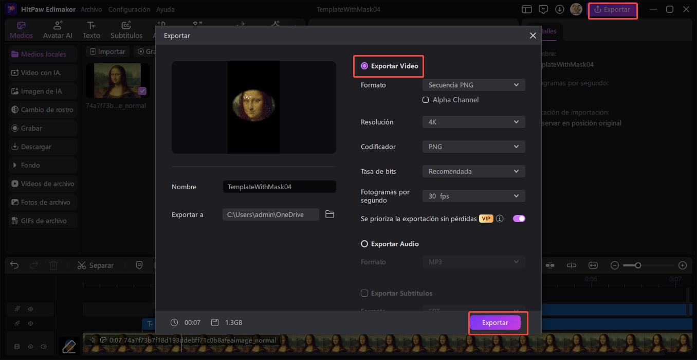 diapositiva de video paso 3