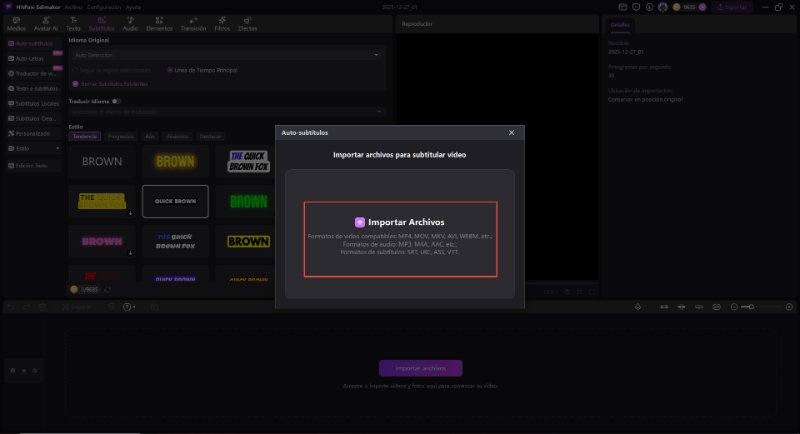 hitpaw edimakor importar windows