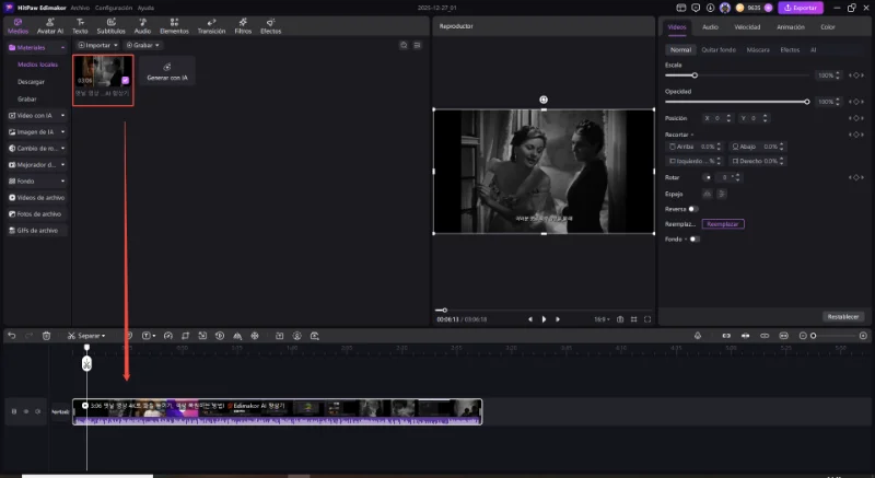 hitpaw edimakor Auto Subtítulos 