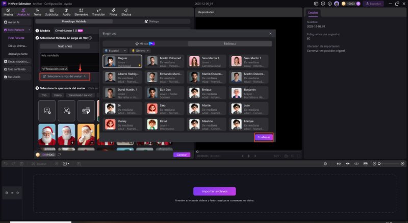 ideas de videos navideños paso 3