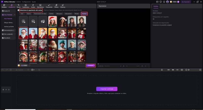 ideas de videos navideños paso 4