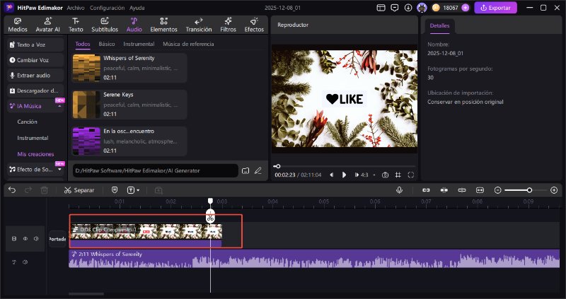 Edimakor app Clips Compuestos guia