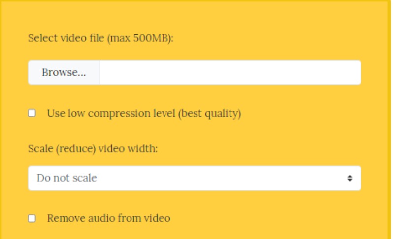 comprimir video 8